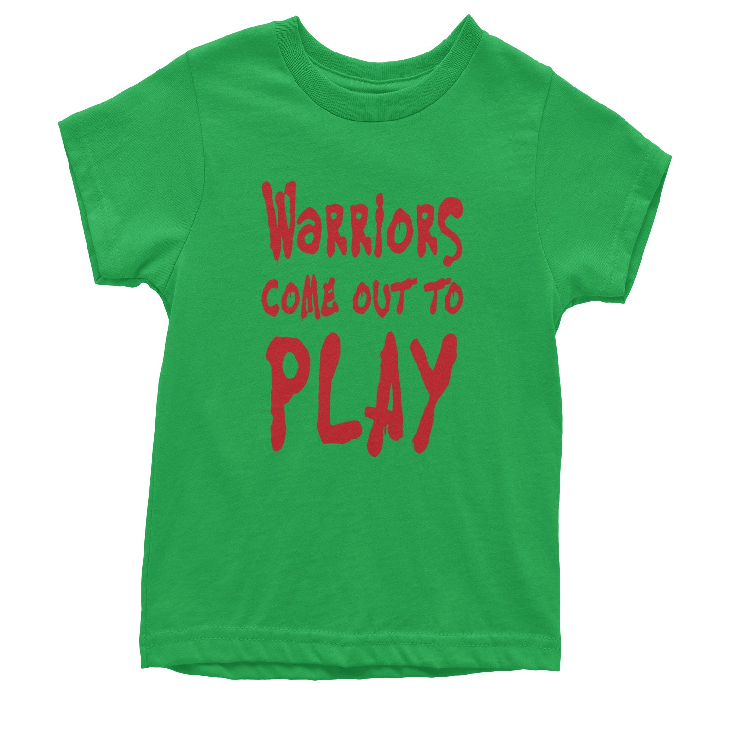 Warriors Come Out To Play  Youth T-shirt Kelly Green