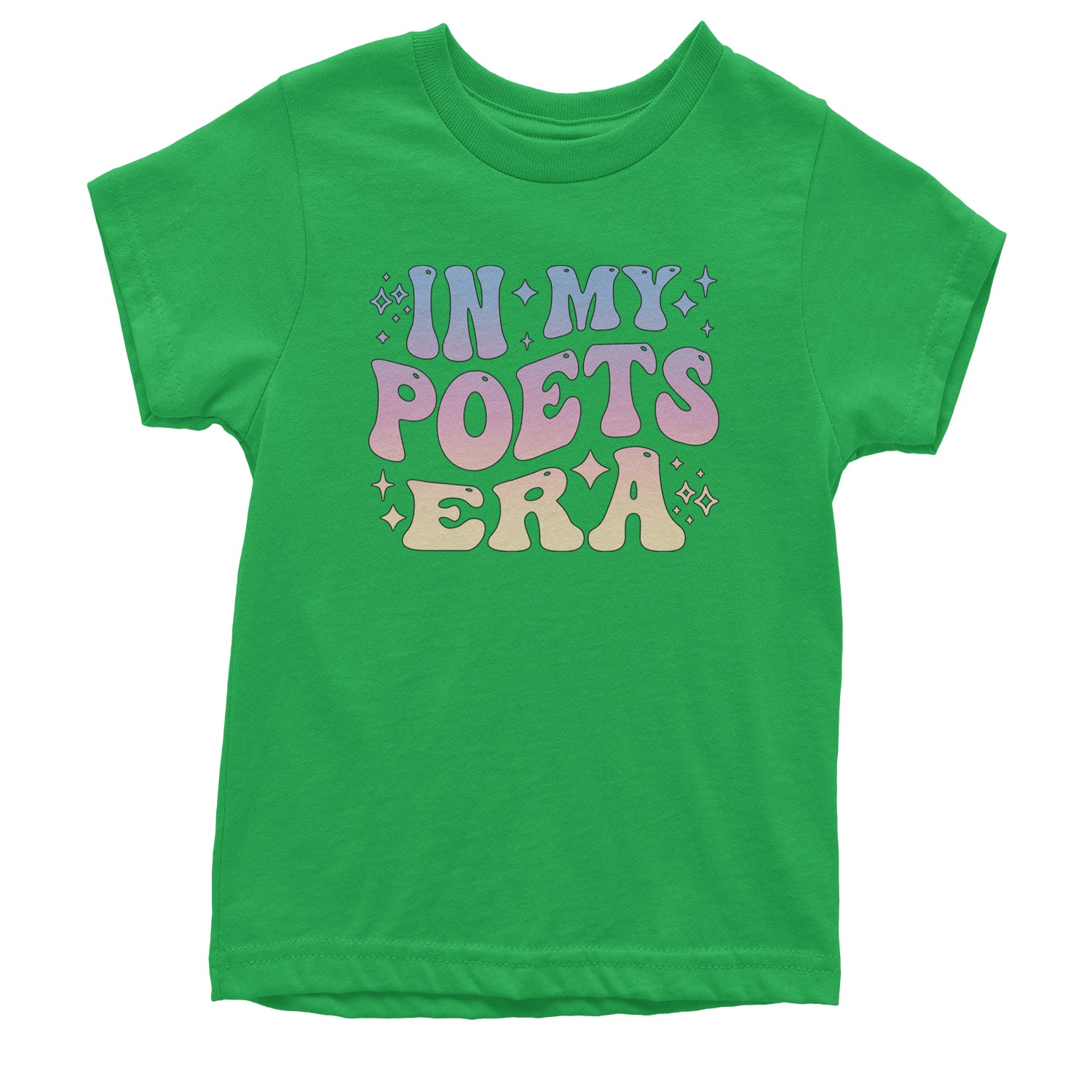 In My Poet Era Tie Dye TTPD Music Youth T-shirt Kelly Green