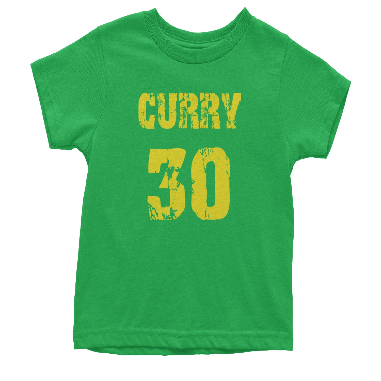 Curry #30 Youth T-shirt Kelly Green