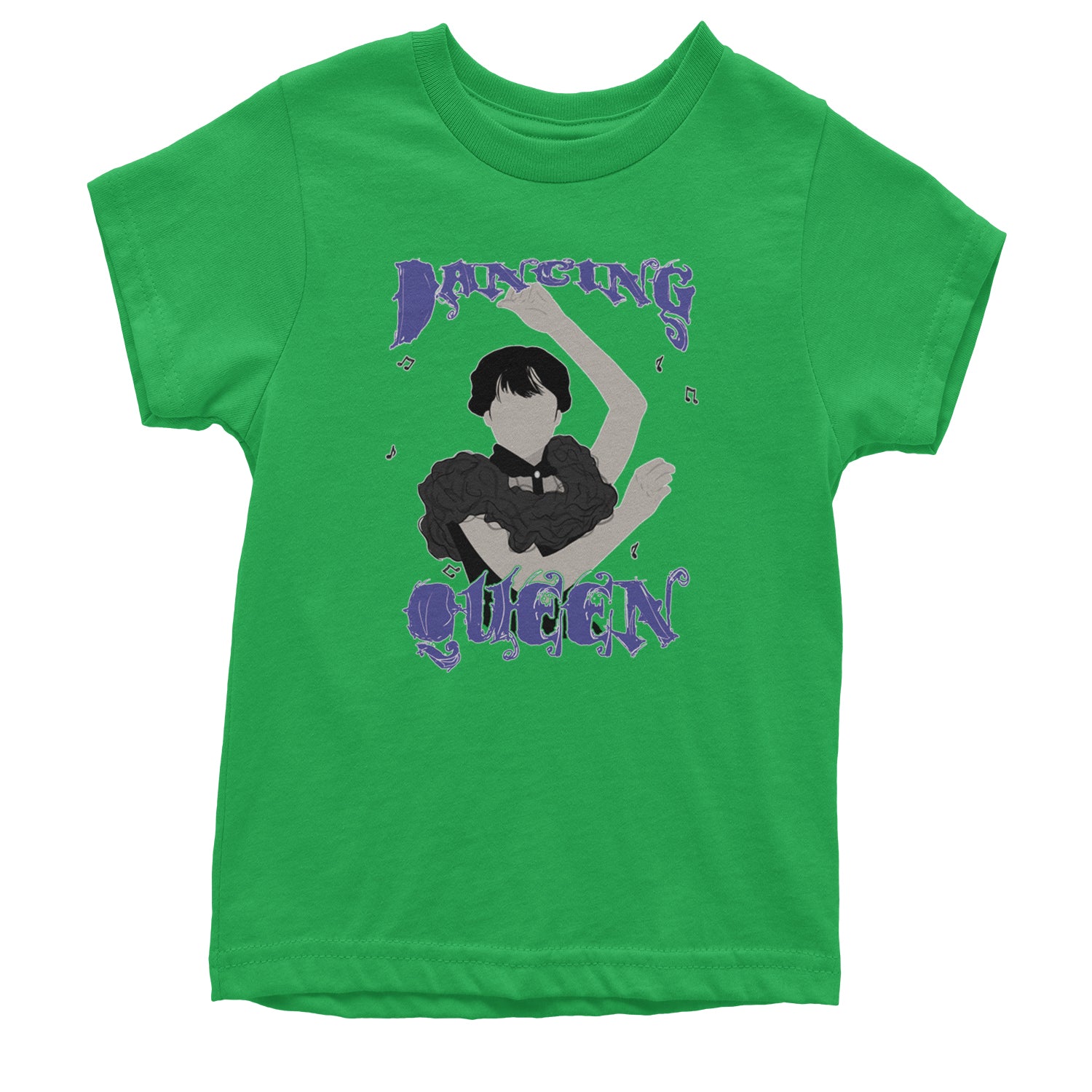 Wednesday Dancing Queen Youth T-shirt Kelly Green