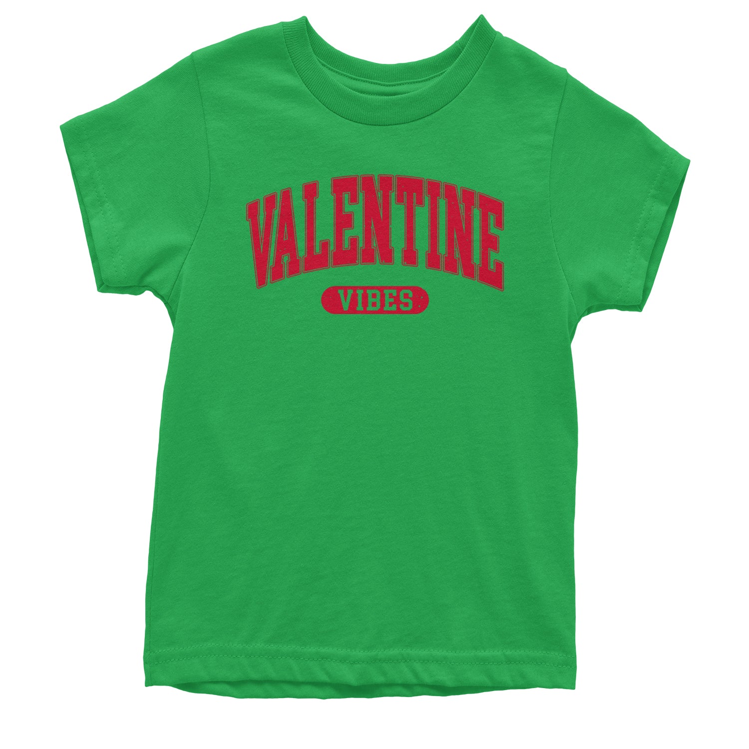 Valentines Vibes Youth T-shirt Kelly Green