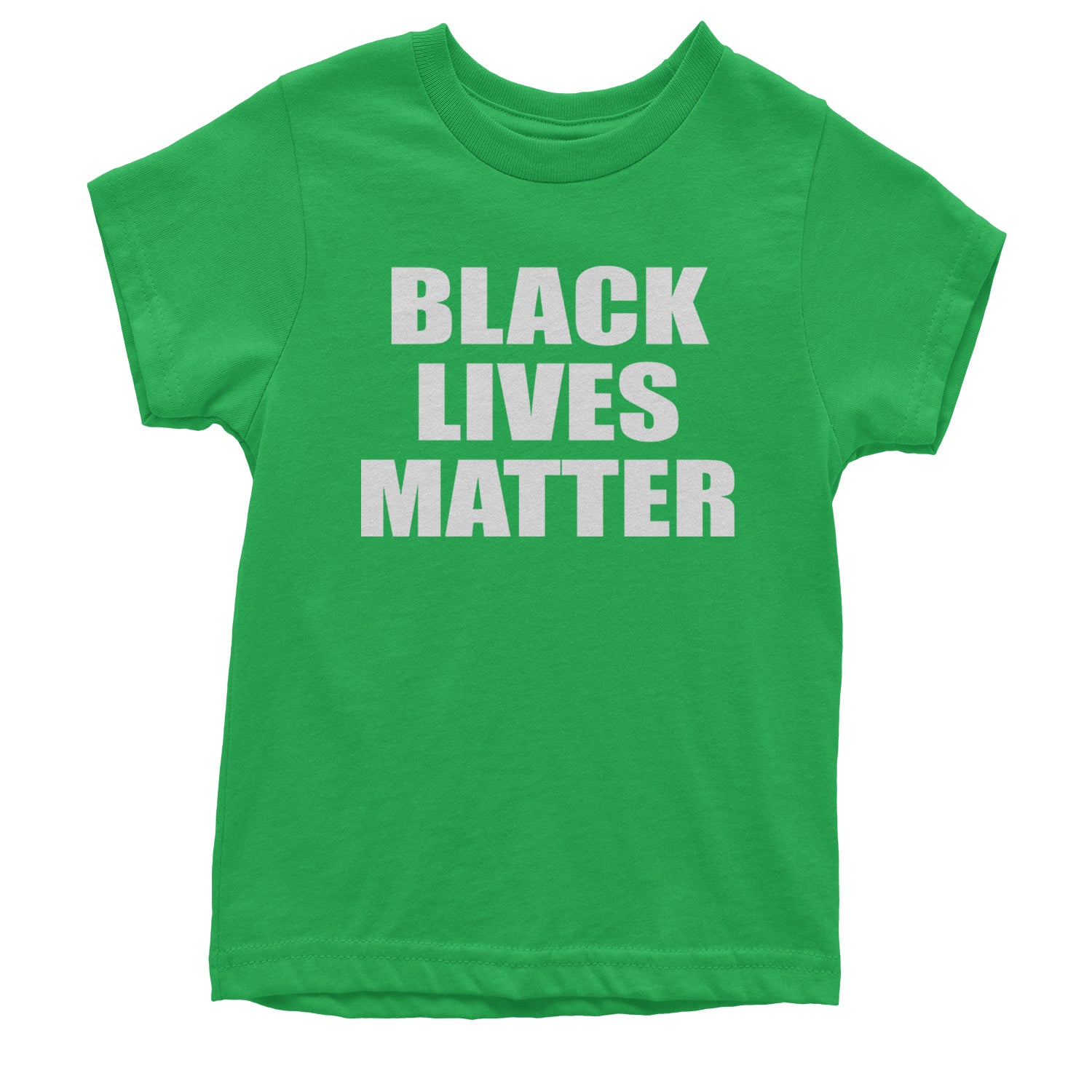 Black Lives Matter BLM Youth T-shirt Kelly Green