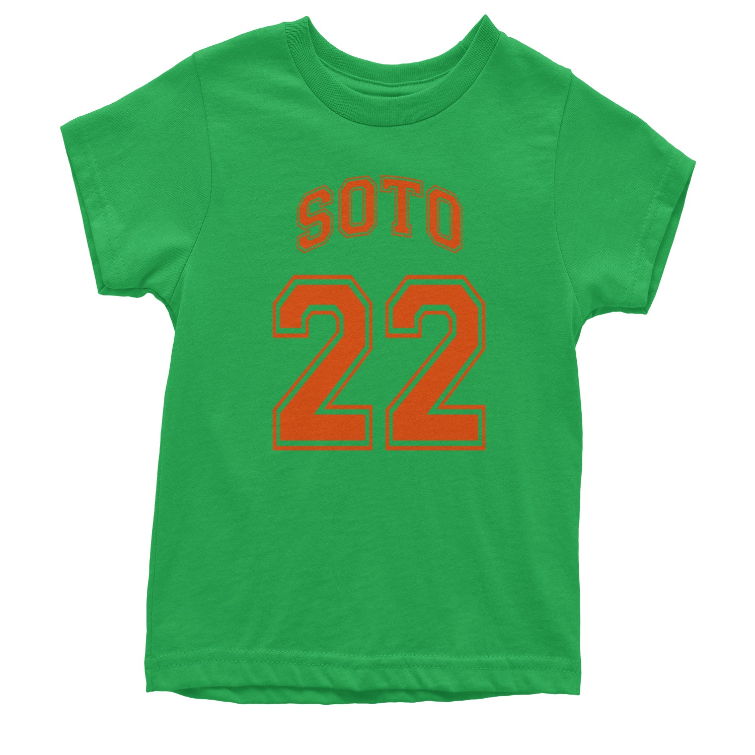 Soto Number 22 Youth T-shirt Kelly Green