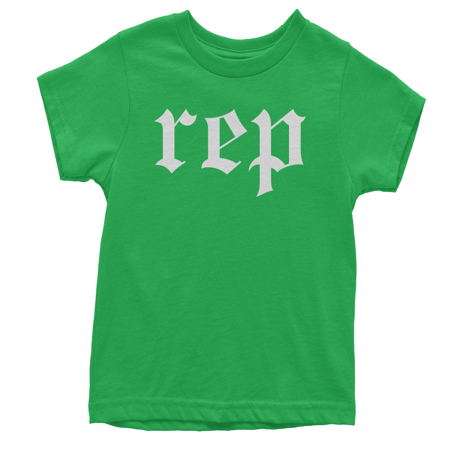 REP Reputation Eras Music Lover Gift Fan Favorite Youth T-shirt Kelly Green