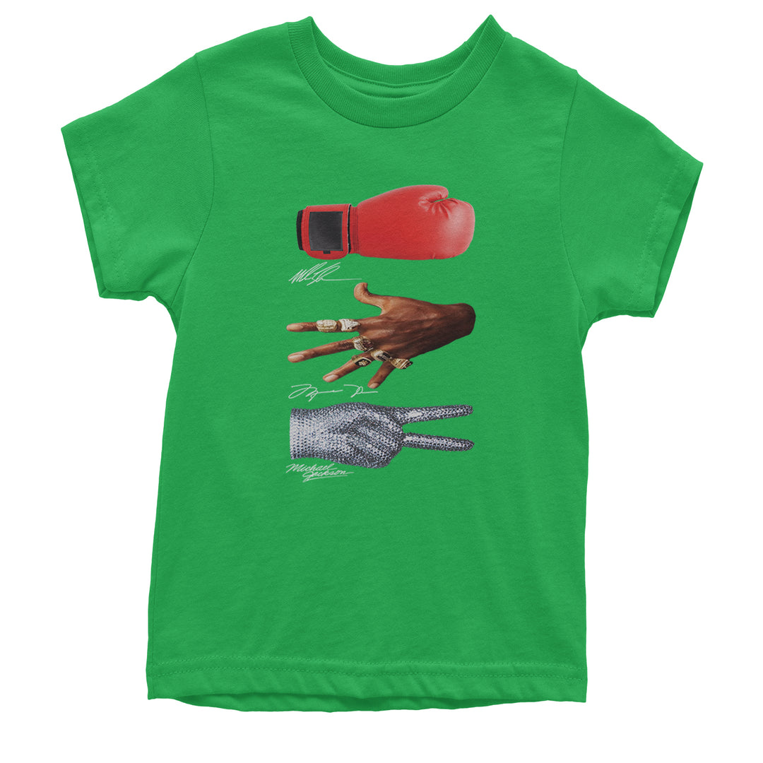 Tyson Jordan Jackson Iconic Michaels Youth T-shirt Kelly Green