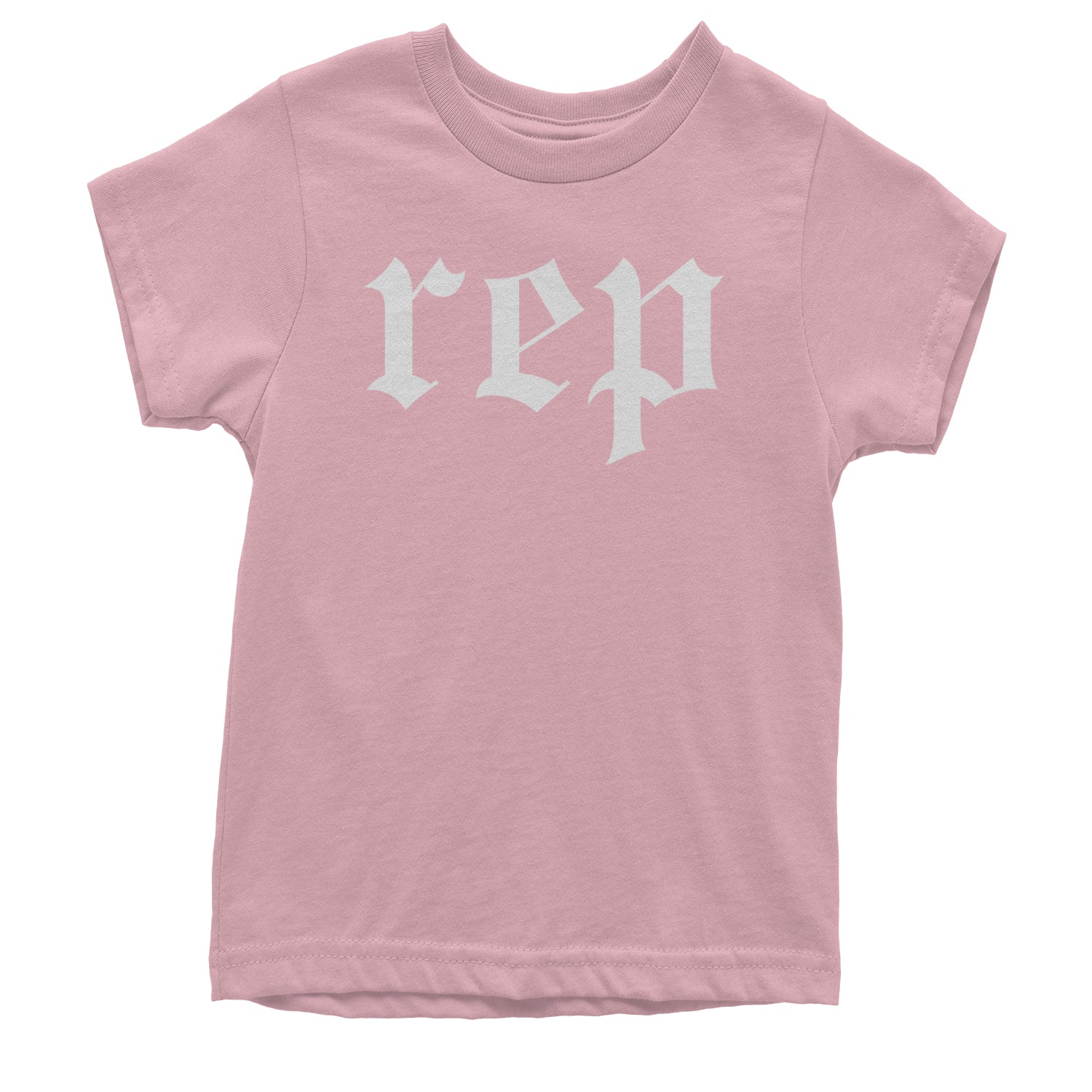 REP Reputation Eras Music Lover Gift Fan Favorite Youth T-shirt Light Pink