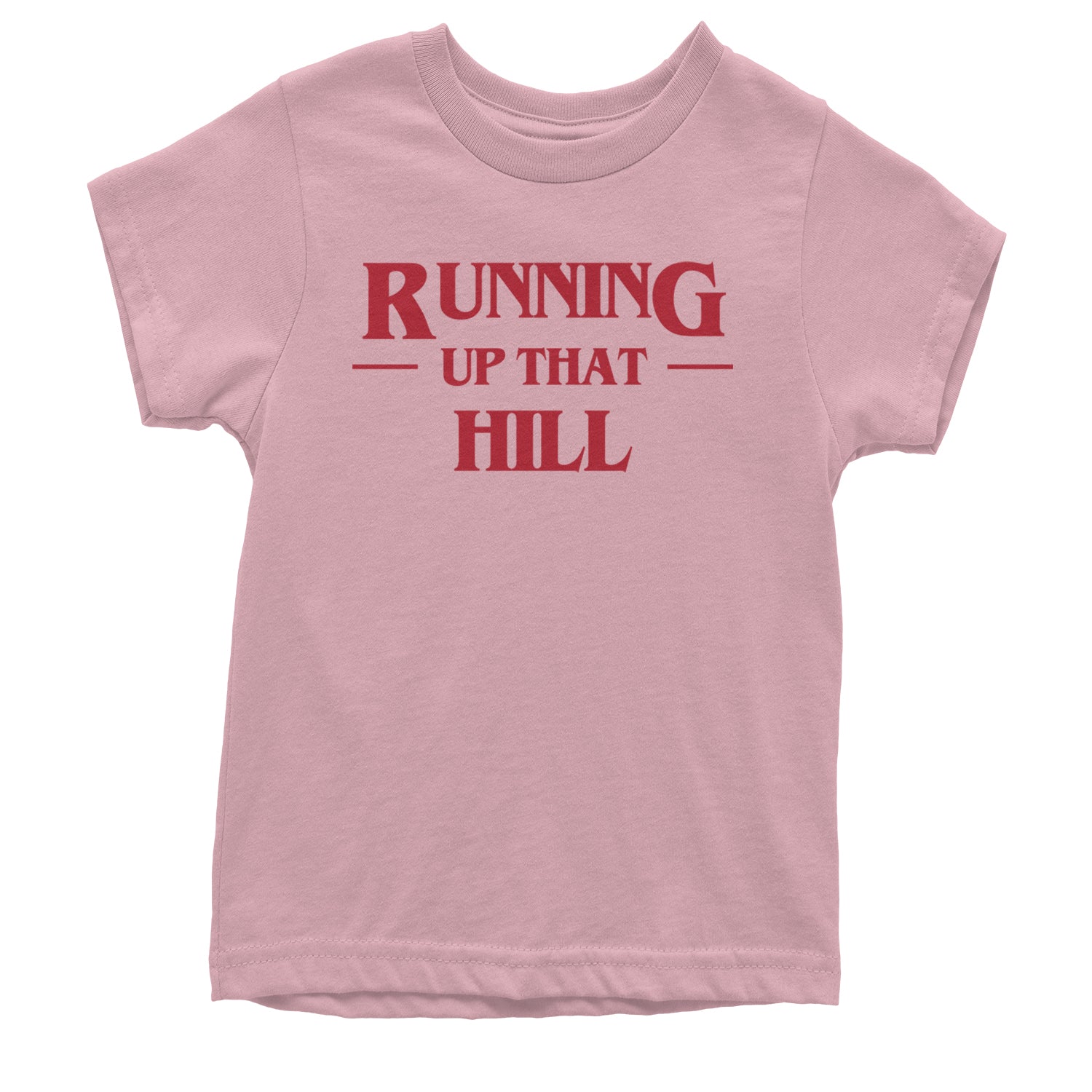 Running Up That Hill Youth T-shirt Light Pink