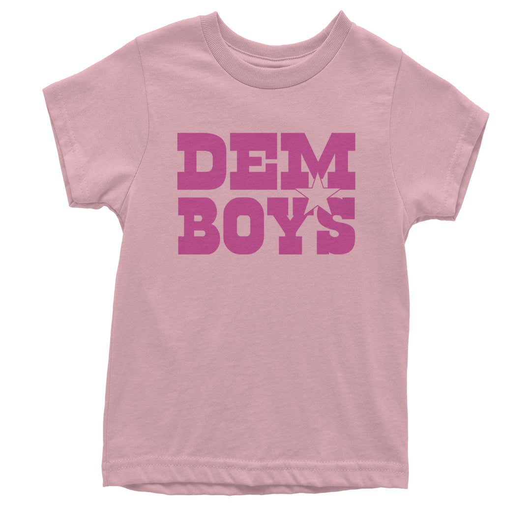 Dem Boys Hot Pink Dallas  Youth T-shirt Light Pink