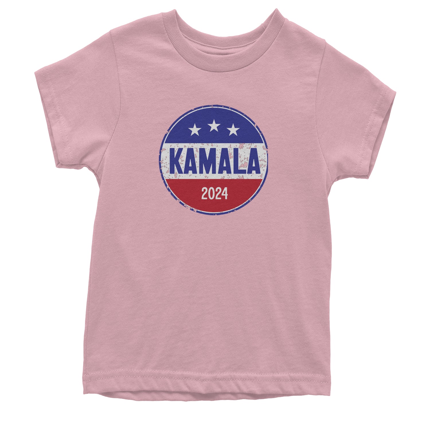 Kamala Badge 2024 - Kamala Harris For President 2024 Youth T-shirt Light Pink