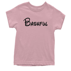 Bashful - 7 Dwarfs Costume Youth T-shirt Light Pink