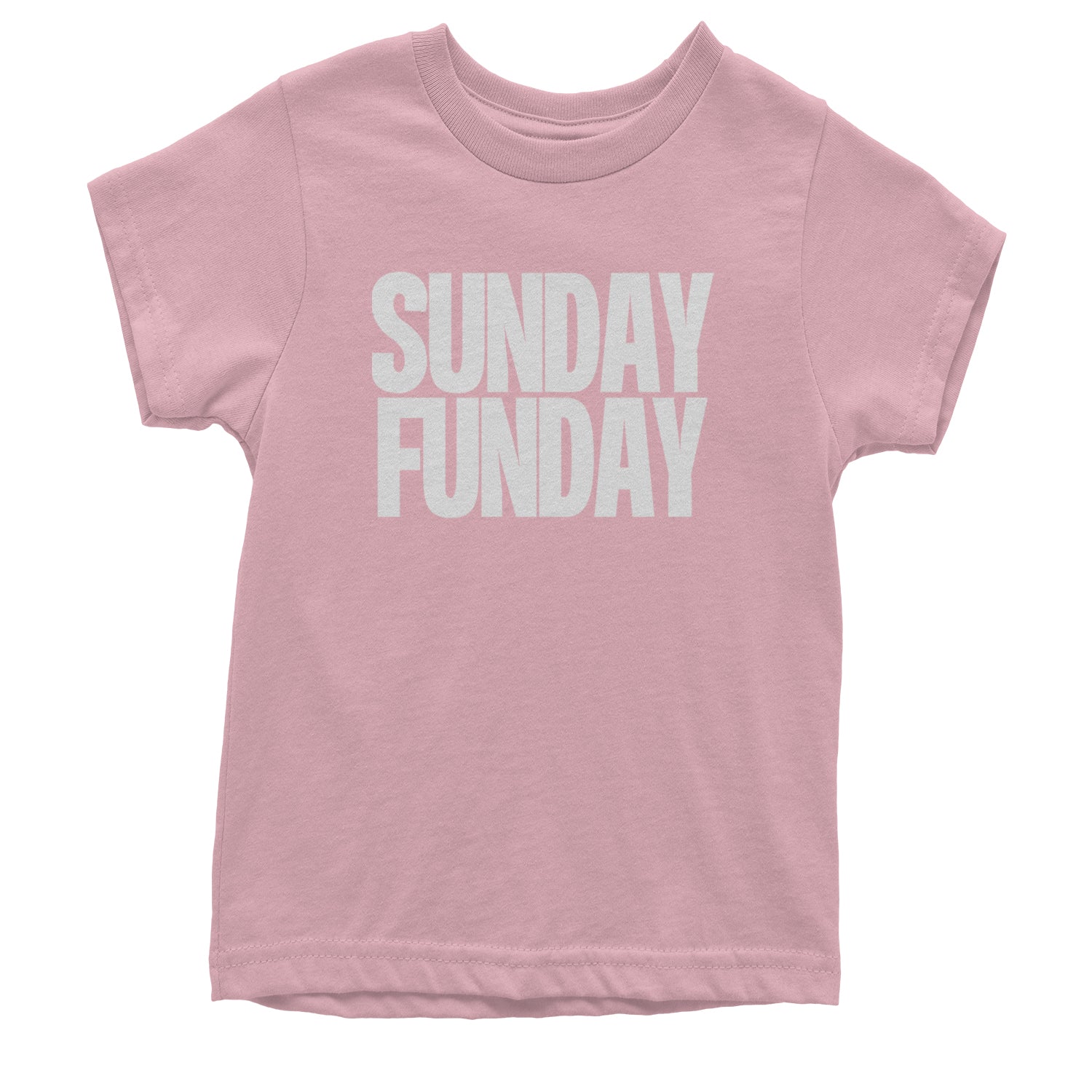 Sunday Funday  Youth T-shirt Light Pink