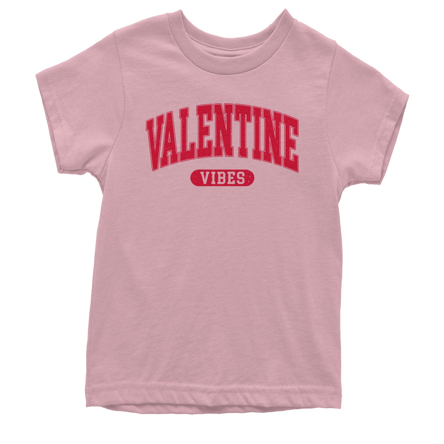 Valentines Vibes Youth T-shirt Light Pink