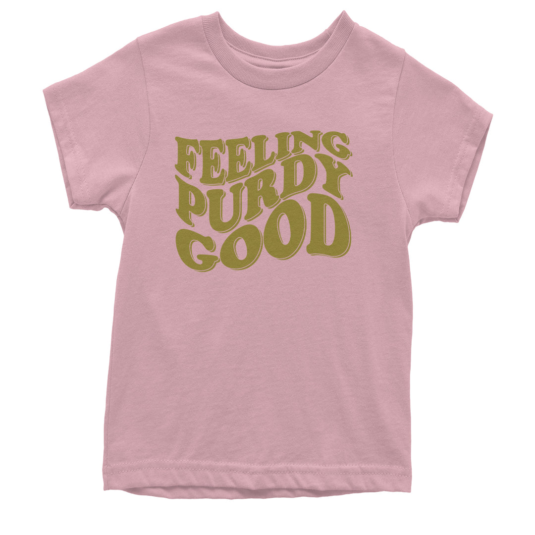 Feeling Purdy Good San Francisco Youth T-shirt Light Pink