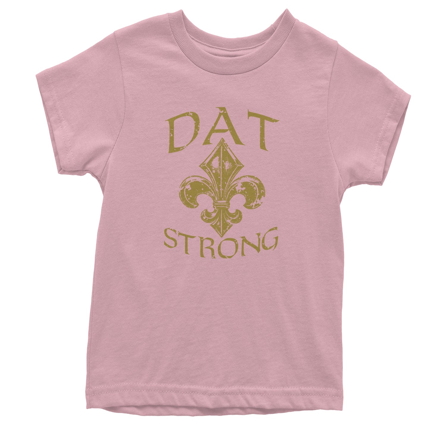 Dat Strong New Orleans   Youth T-shirt Light Pink