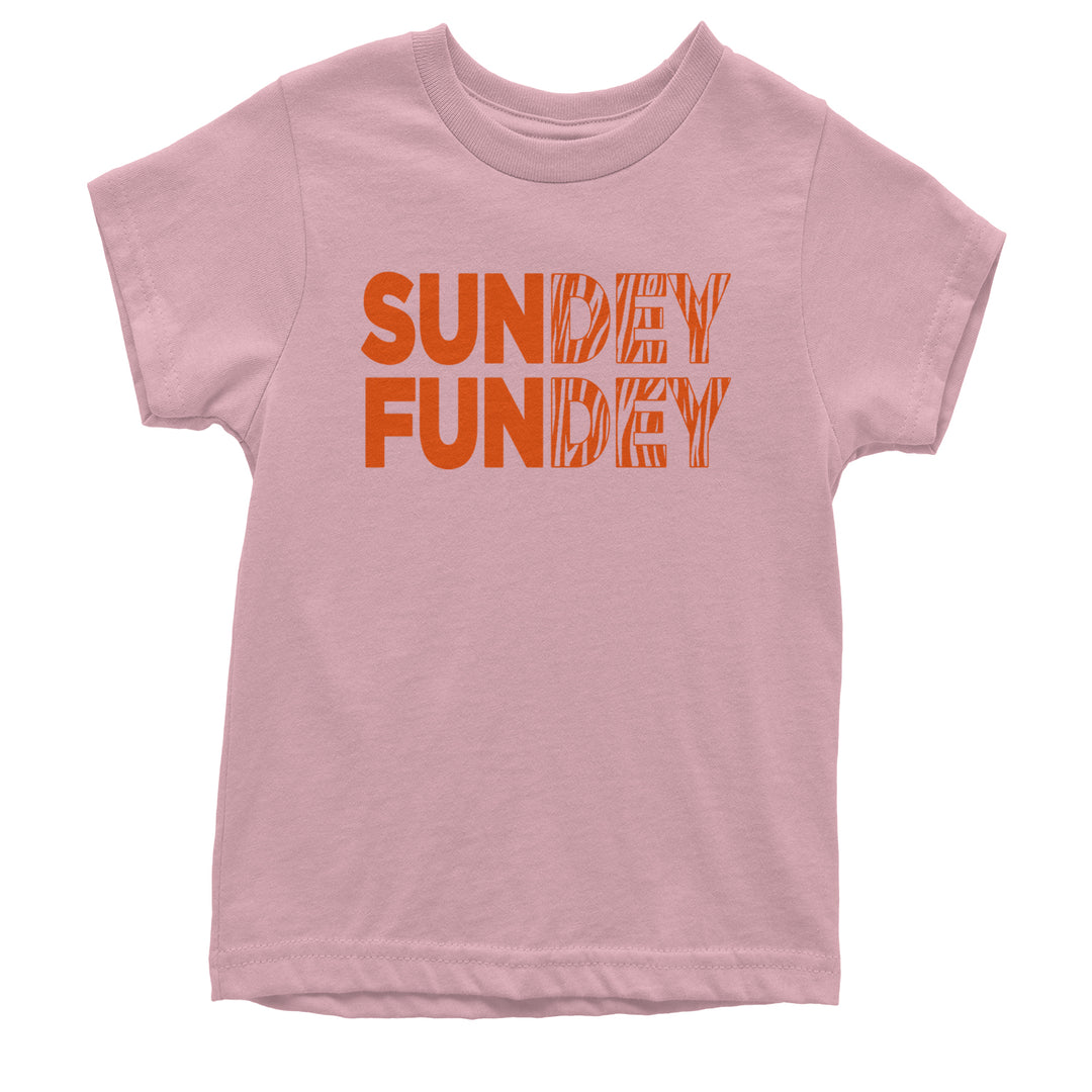 SunDEY FunDEY Sunday FundayYouth T-shirt Light Pink