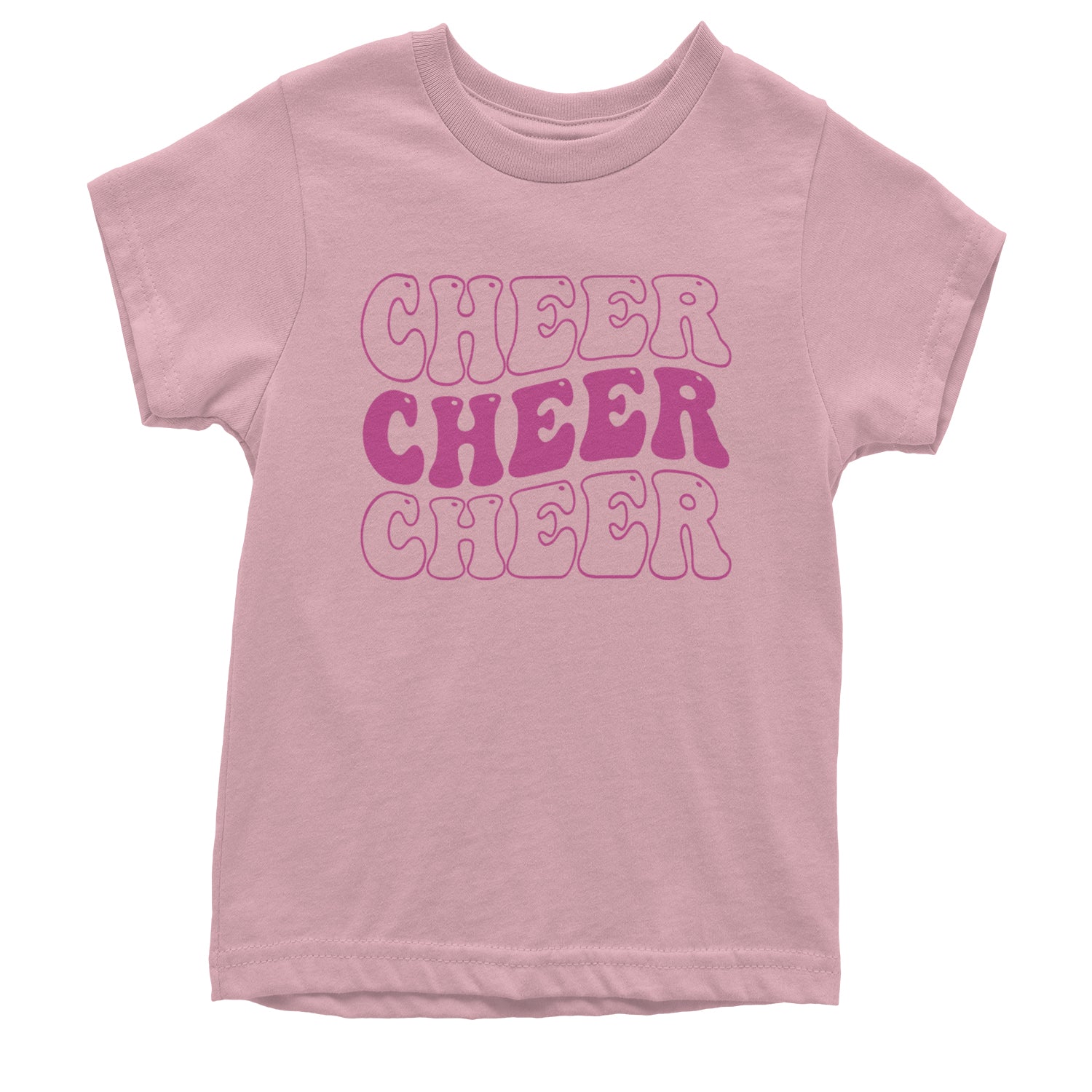 Cheer Cheer Cheer Youth T-shirt Light Pink