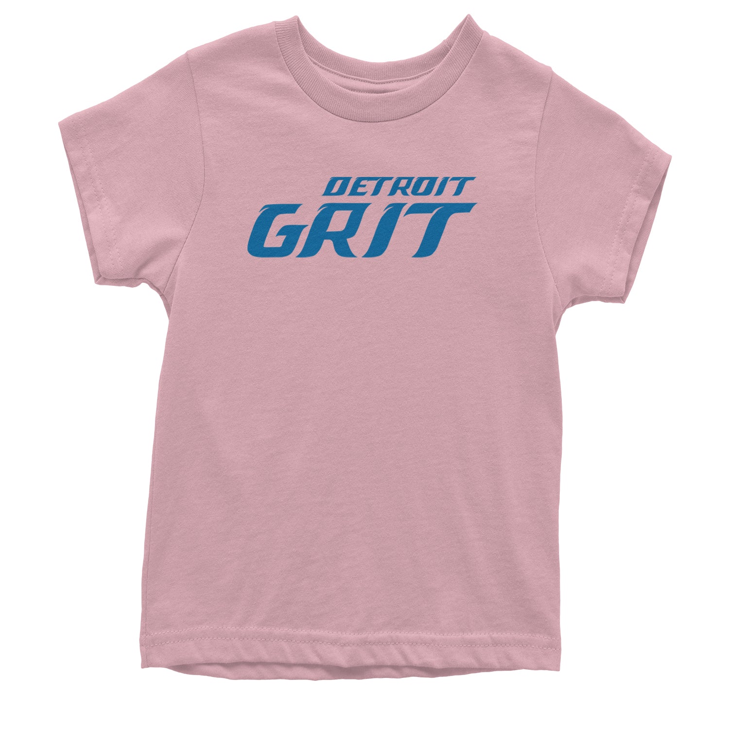 Grit Detroit Football Hard Knocks Youth T-shirt Light Pink