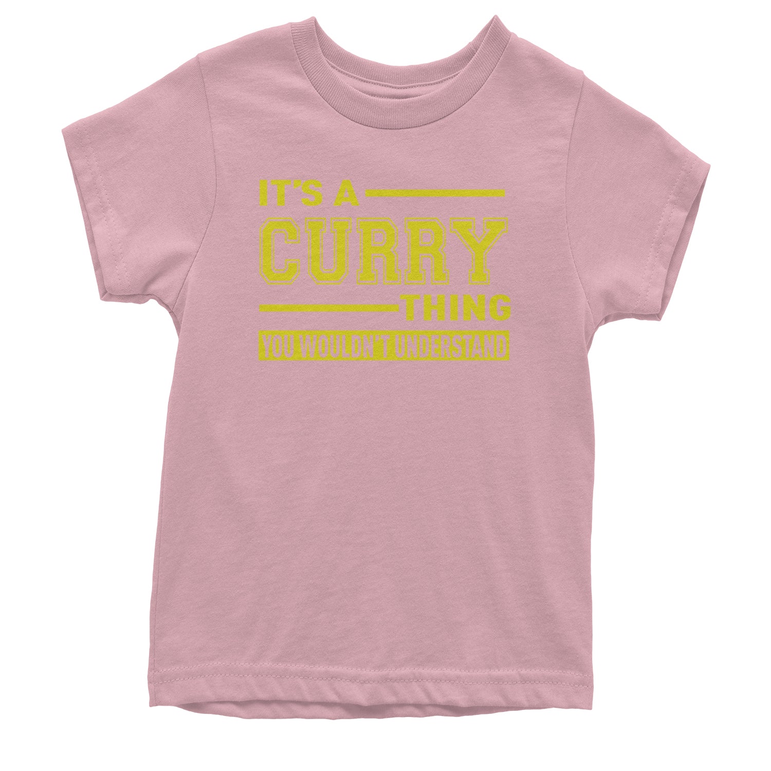 It's A Curry Thing, You Wouldn't Understand Basketball Youth T-shirt Light Pink