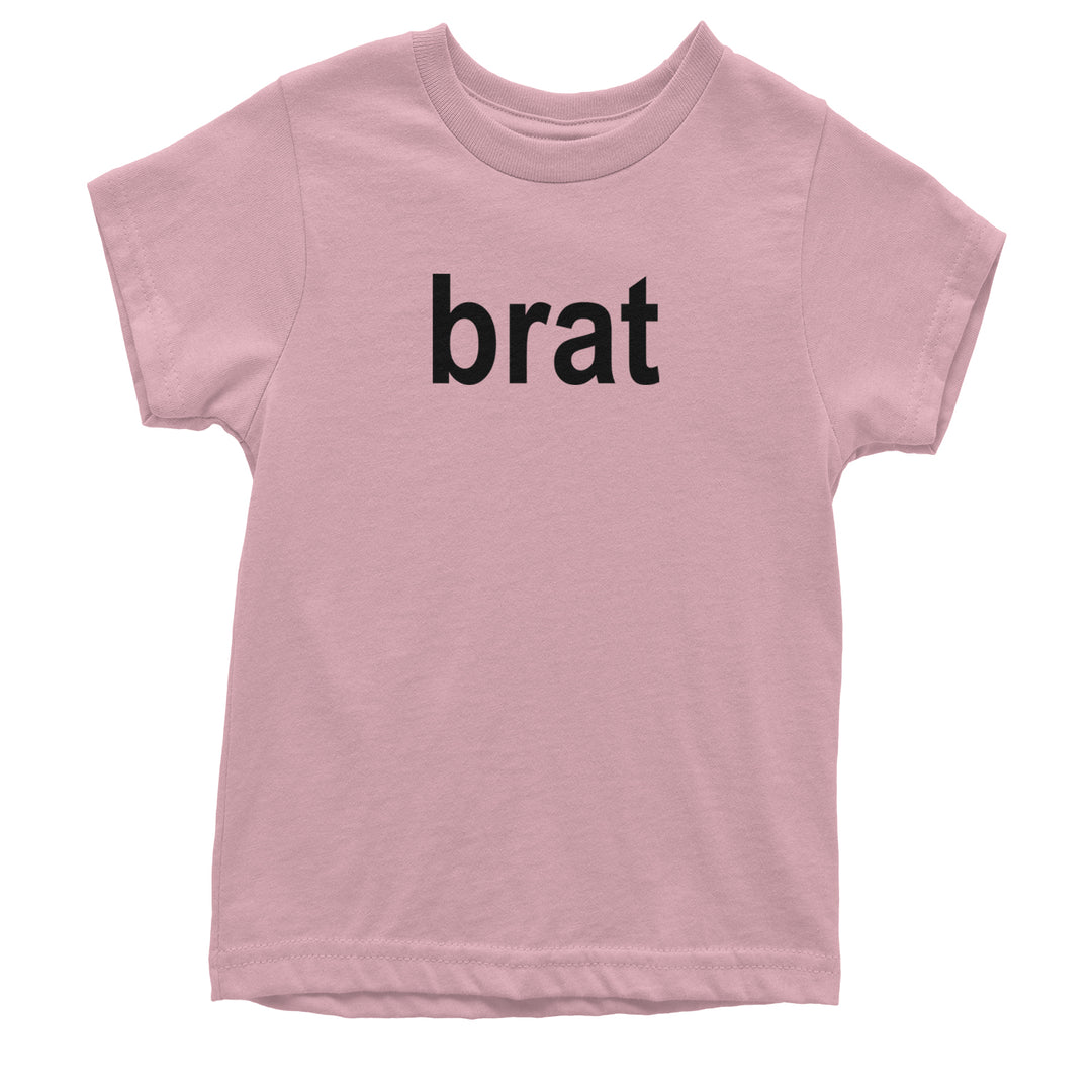 Brat Lime Green I'm So Julia Youth T-shirt Light Pink