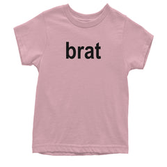 Brat Lime Green I'm So Julia Youth T-shirt Light Pink