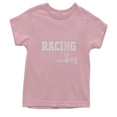 Racing Vibes Youth T-shirt Light Pink