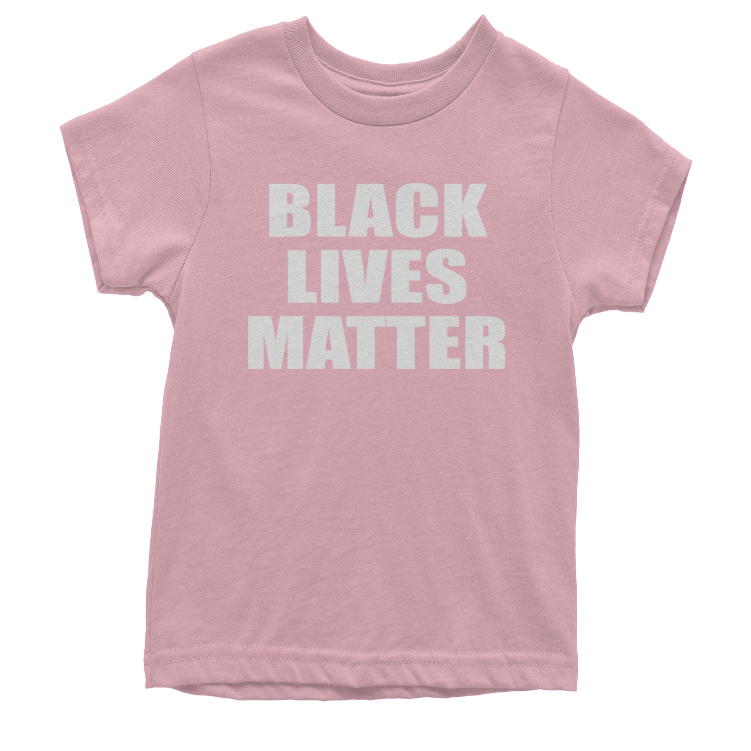 Black Lives Matter BLM Youth T-shirt Light Pink