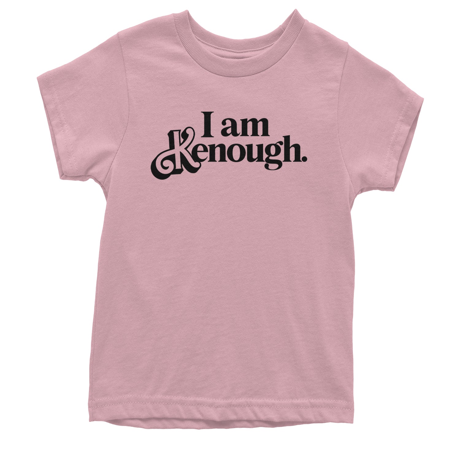 I Am Kenough Barbenheimer Youth T-shirt Light Pink