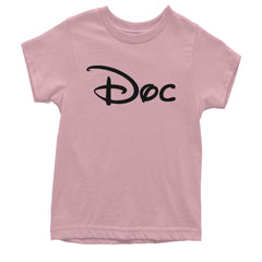 Doc - 7 Dwarfs Costume Youth T-shirt Light Pink