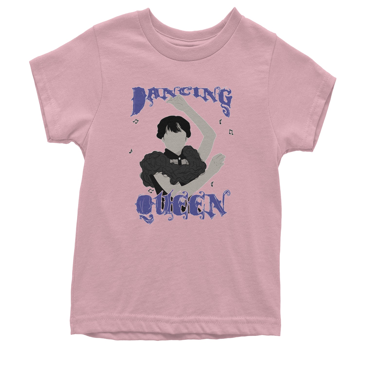 Wednesday Dancing Queen Youth T-shirt Light Pink