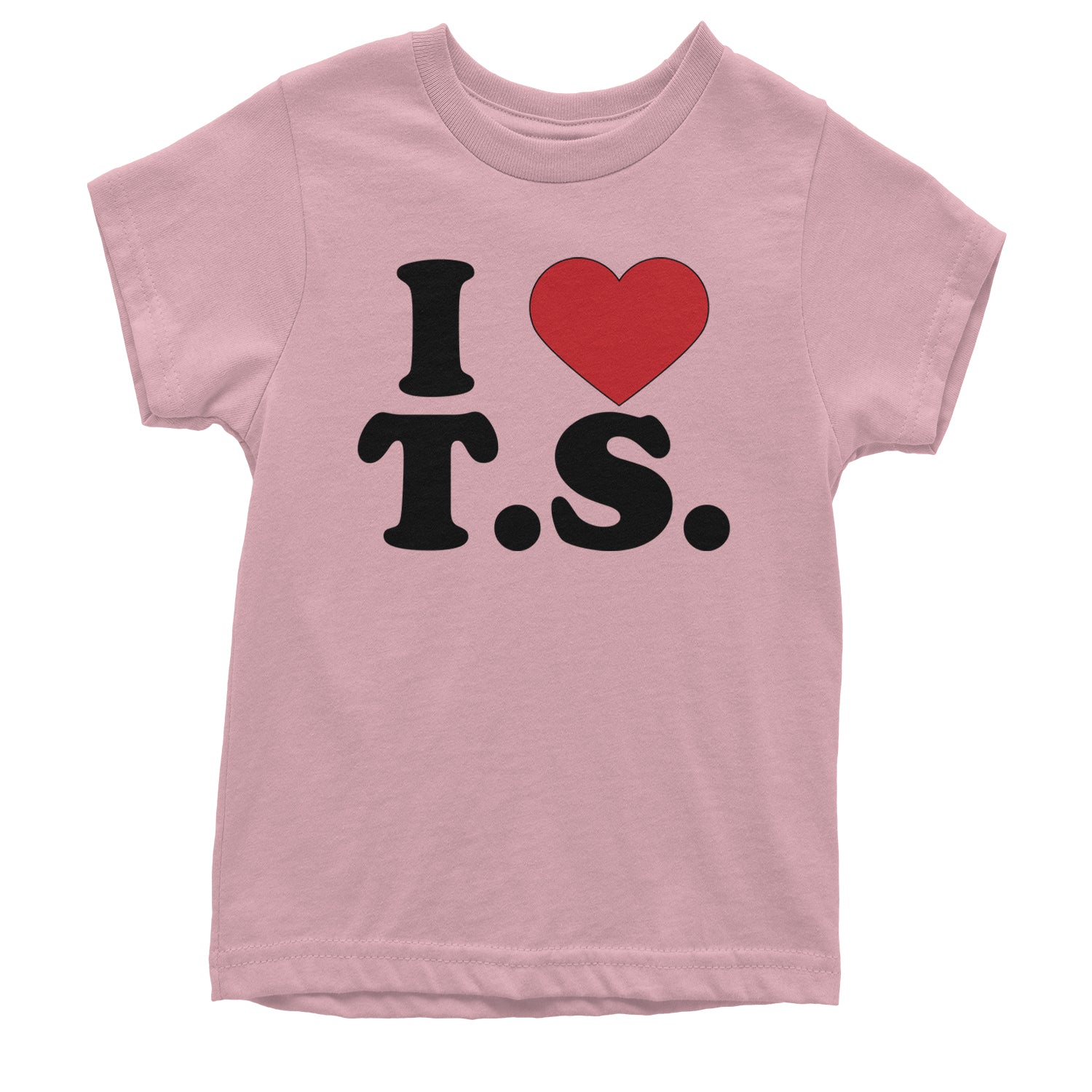 I Heart T.S. Concert Music Lover  Youth T-shirt Light Pink