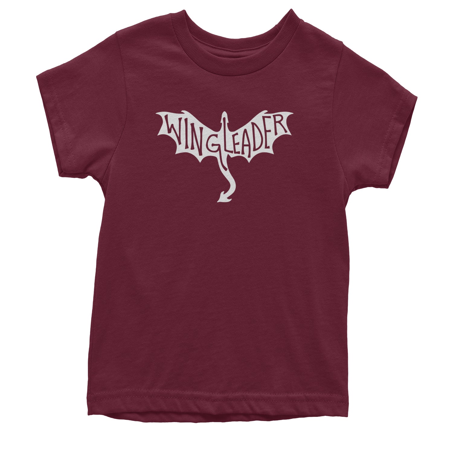 Wingleader Basgiath War College Youth T-shirt Maroon