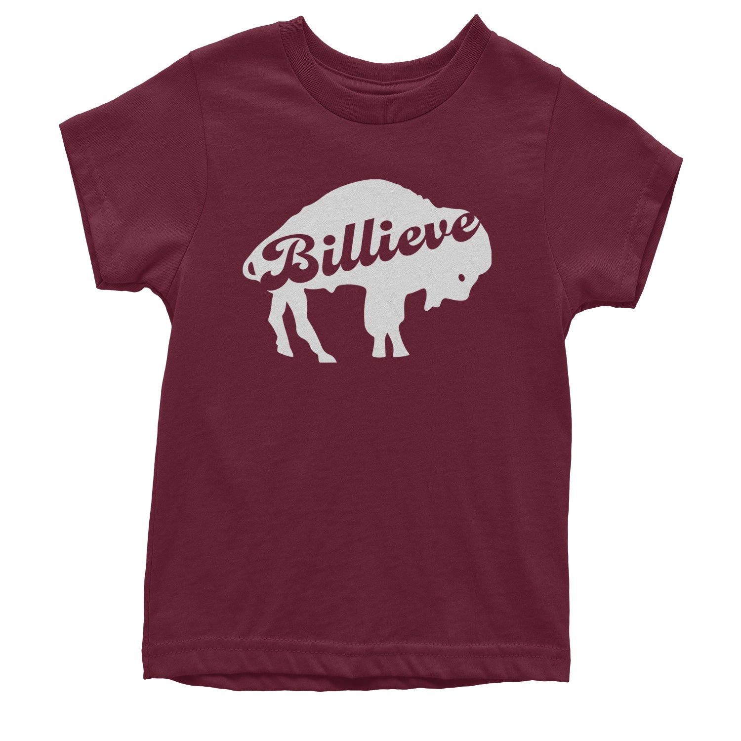 Billieve Bills Mafia Youth T-shirt Maroon