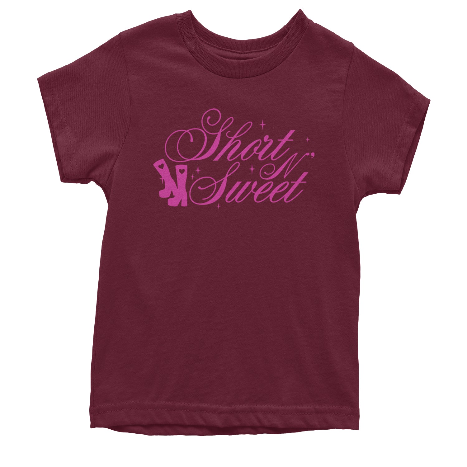 Boots Short N' Sweet Youth T-shirt Maroon