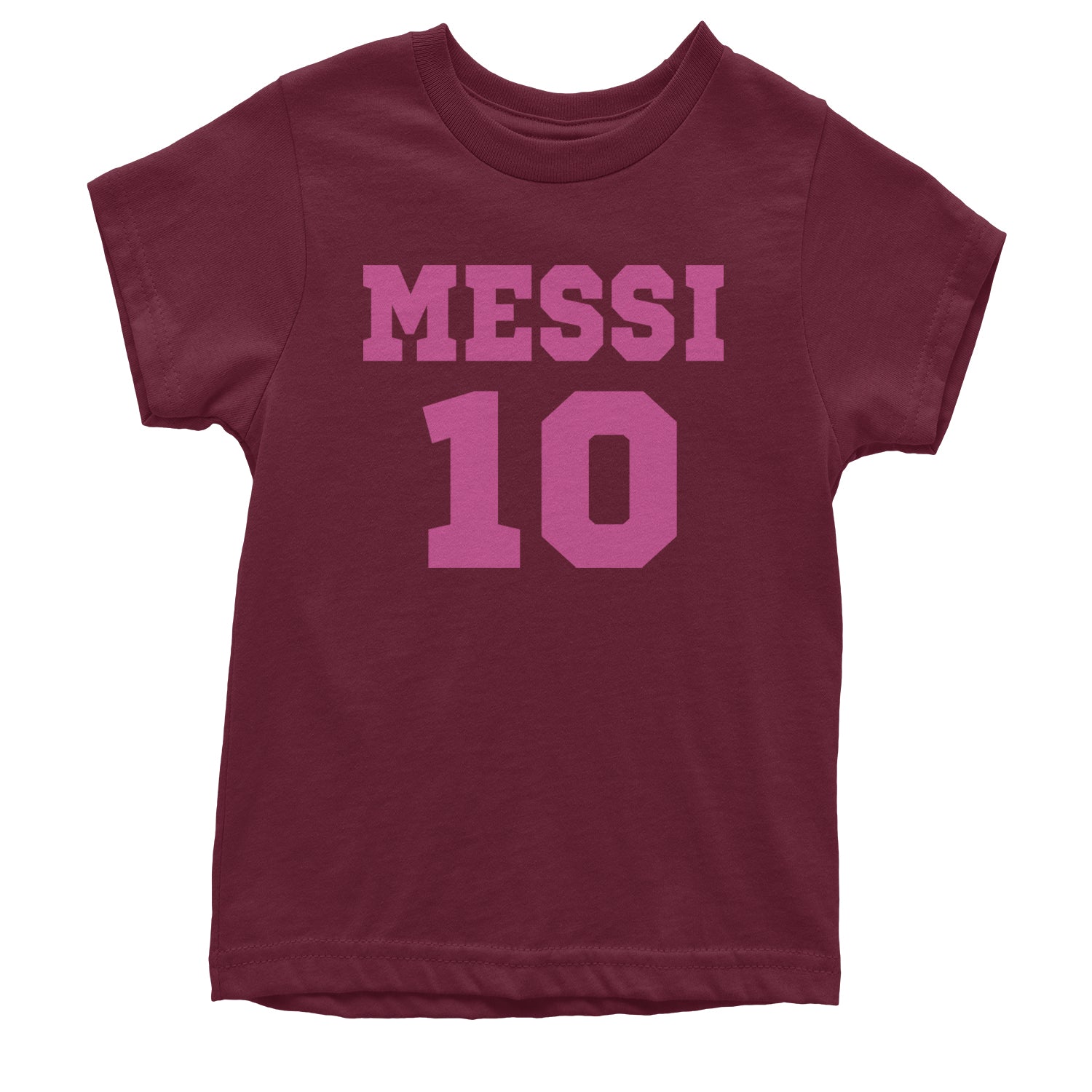 Messi World Soccer Futbol Messiami Youth T-shirt Maroon