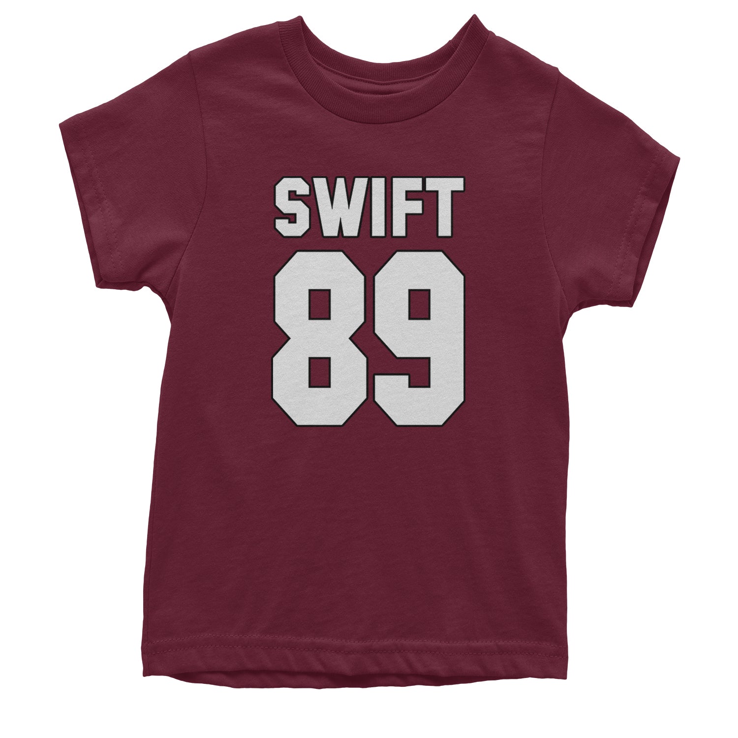 Swift 89 Birth Year Music Fan Era Poets Department Lover Youth T-shirt Maroon