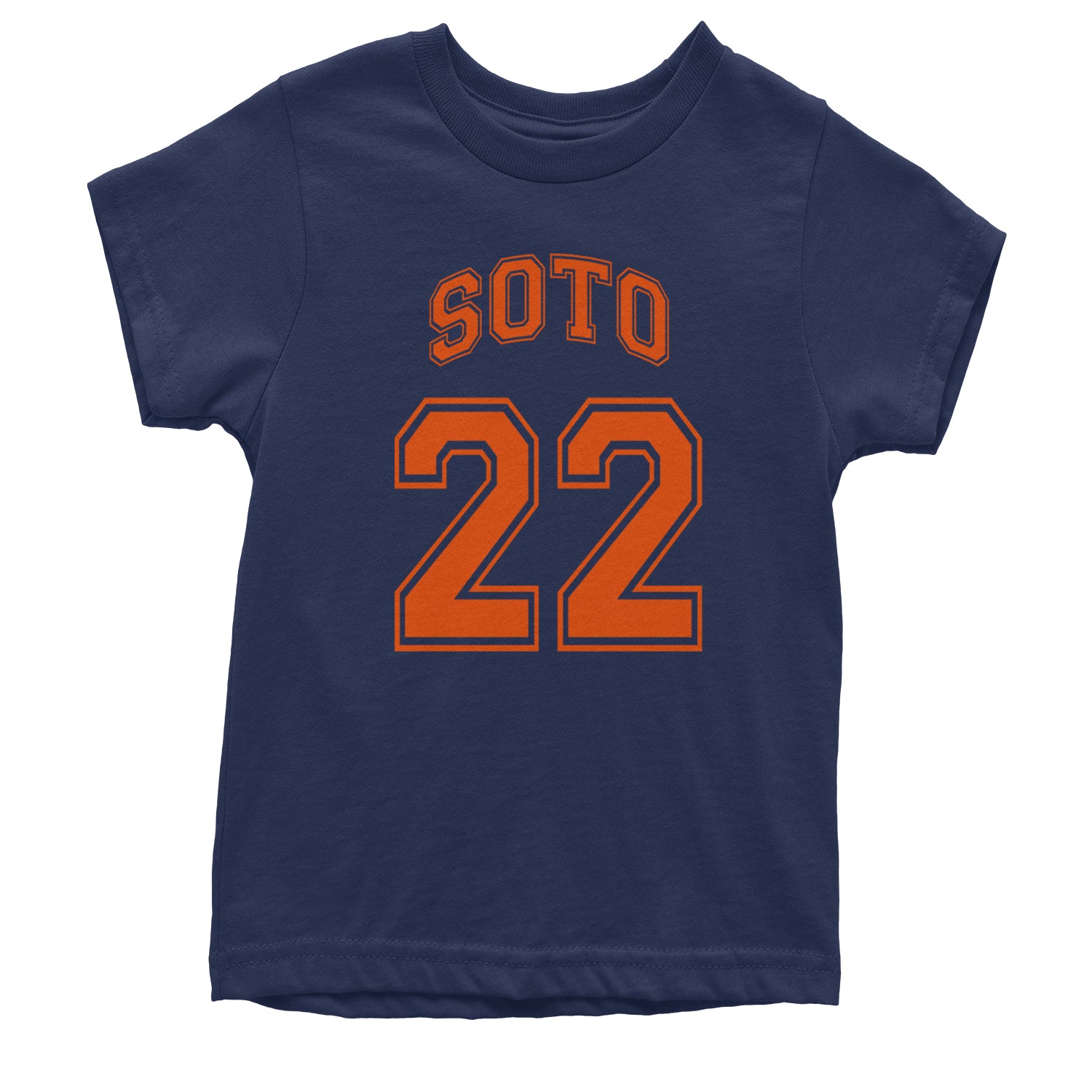 Soto Number 22 Youth T-shirt Navy Blue