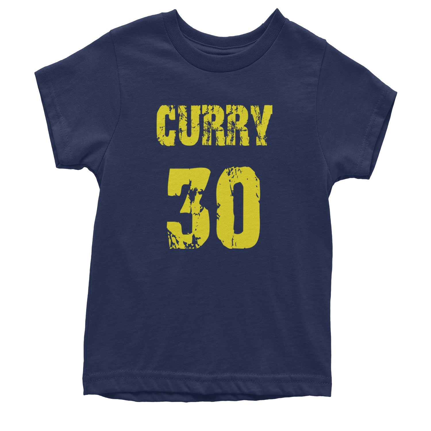 Curry #30 Youth T-shirt Navy Blue