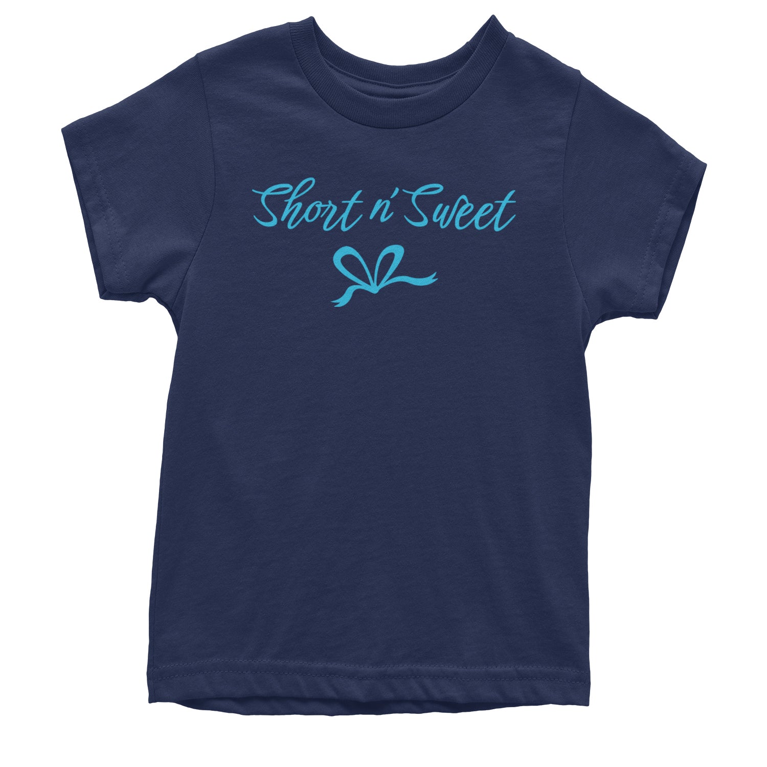 Bow Short N' Sweet Music Youth T-shirt Navy Blue