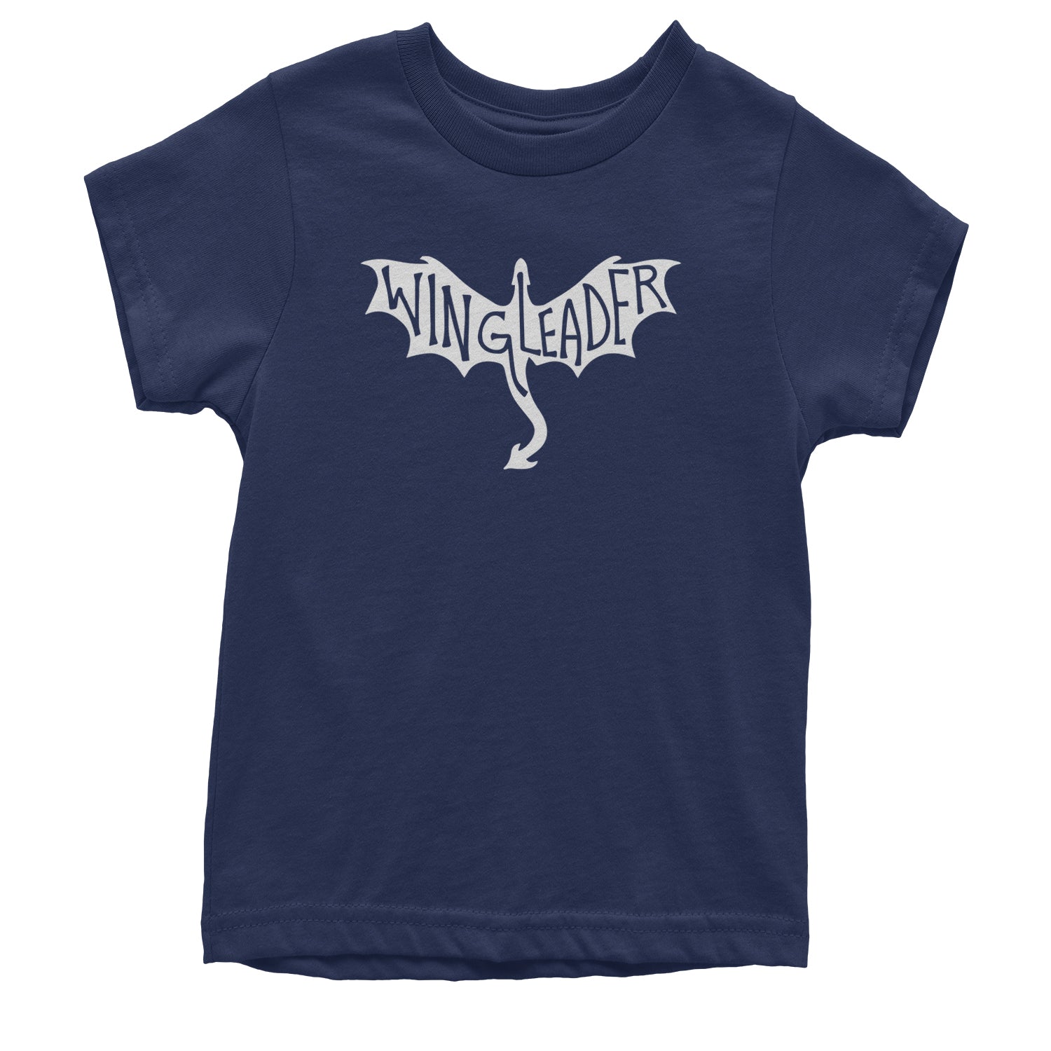 Wingleader Basgiath War College Youth T-shirt Navy Blue