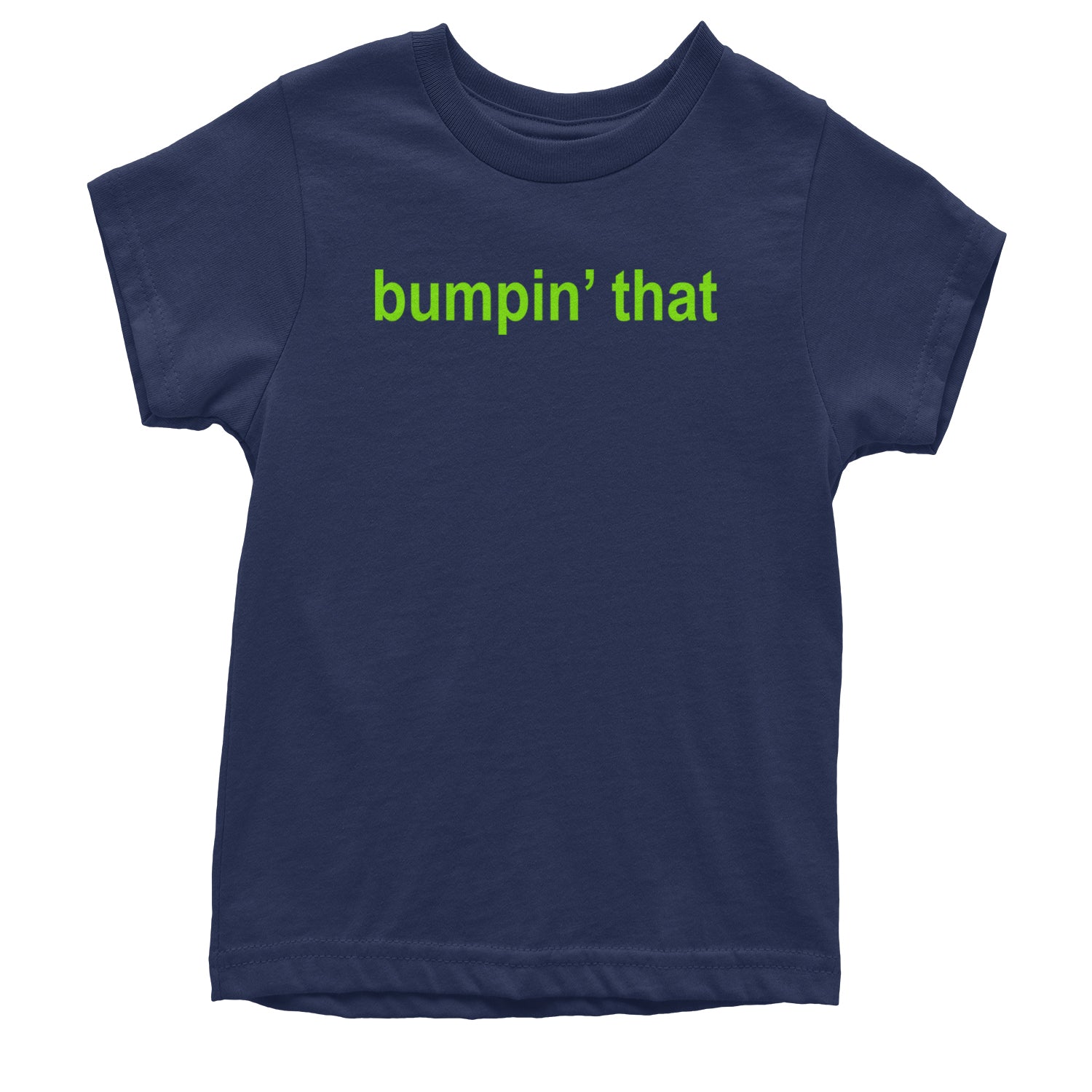 Bumpin' That Brat Music Youth T-shirt Navy Blue