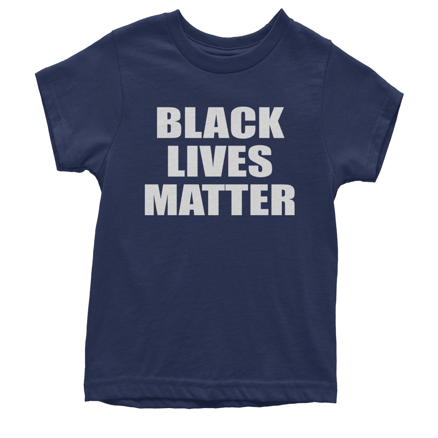 Black Lives Matter BLM Youth T-shirt Navy Blue