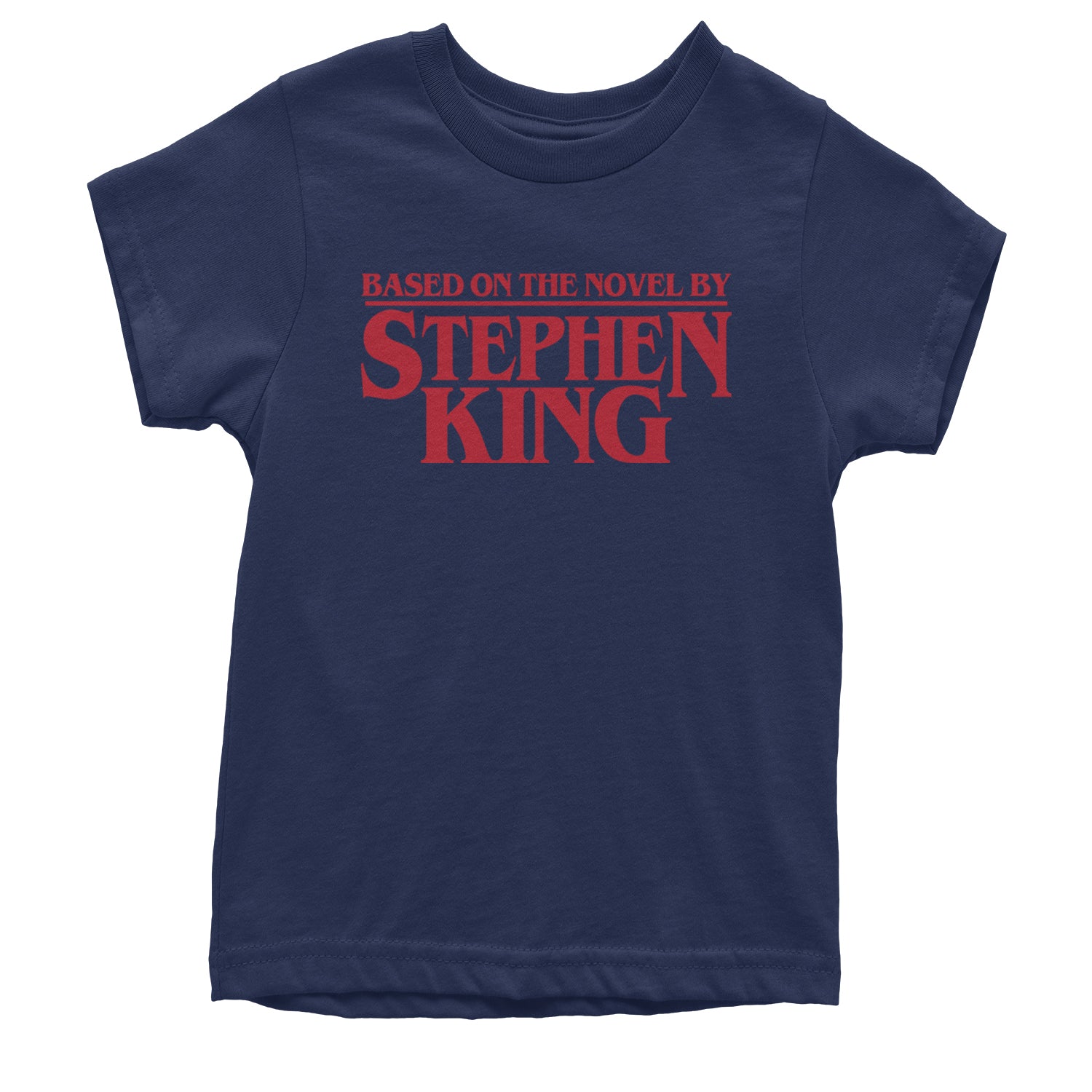 Based On The Novel By Stephen King Youth T-shirt Navy Blue