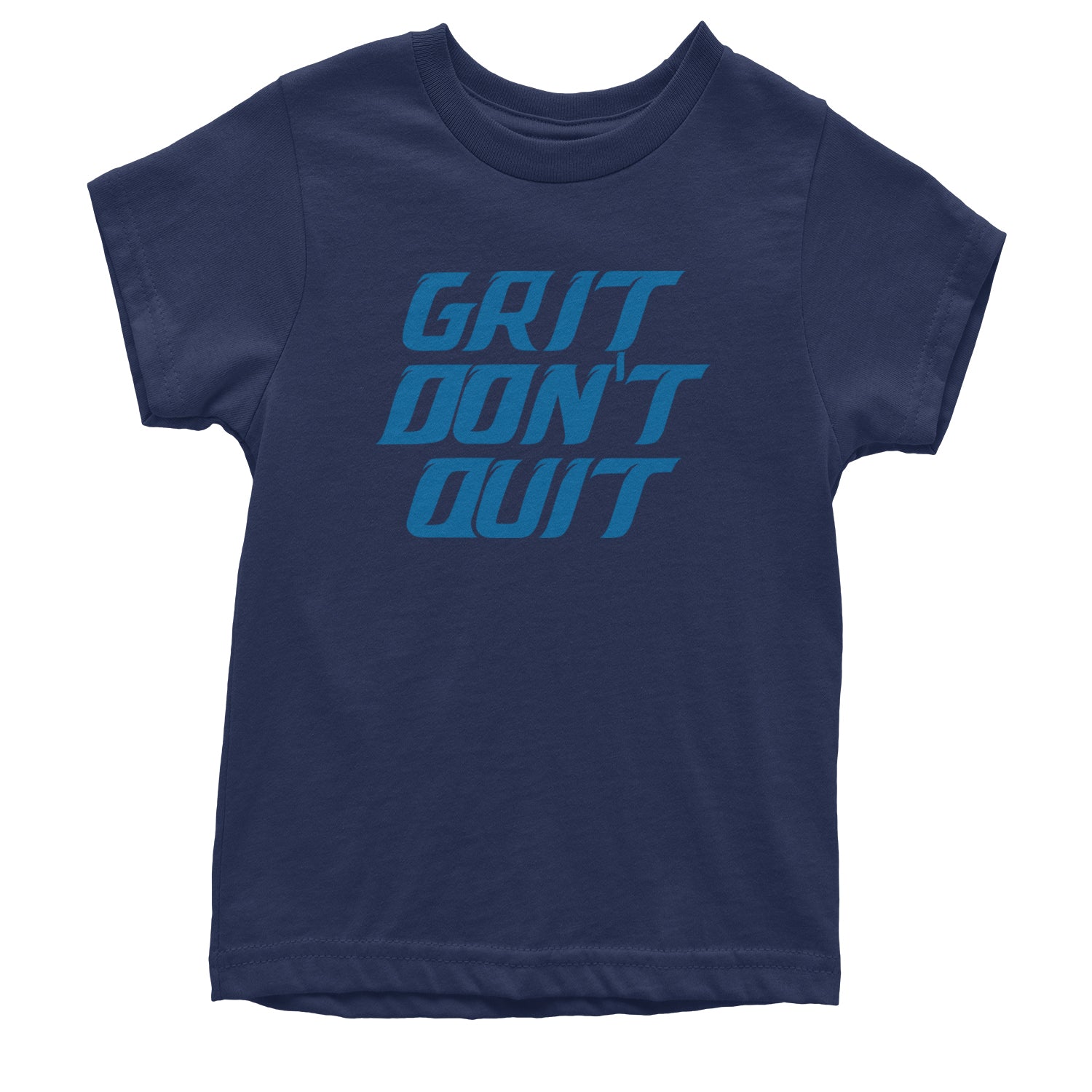 Grit Don't Quit Detroit Grit Youth T-shirt Navy Blue