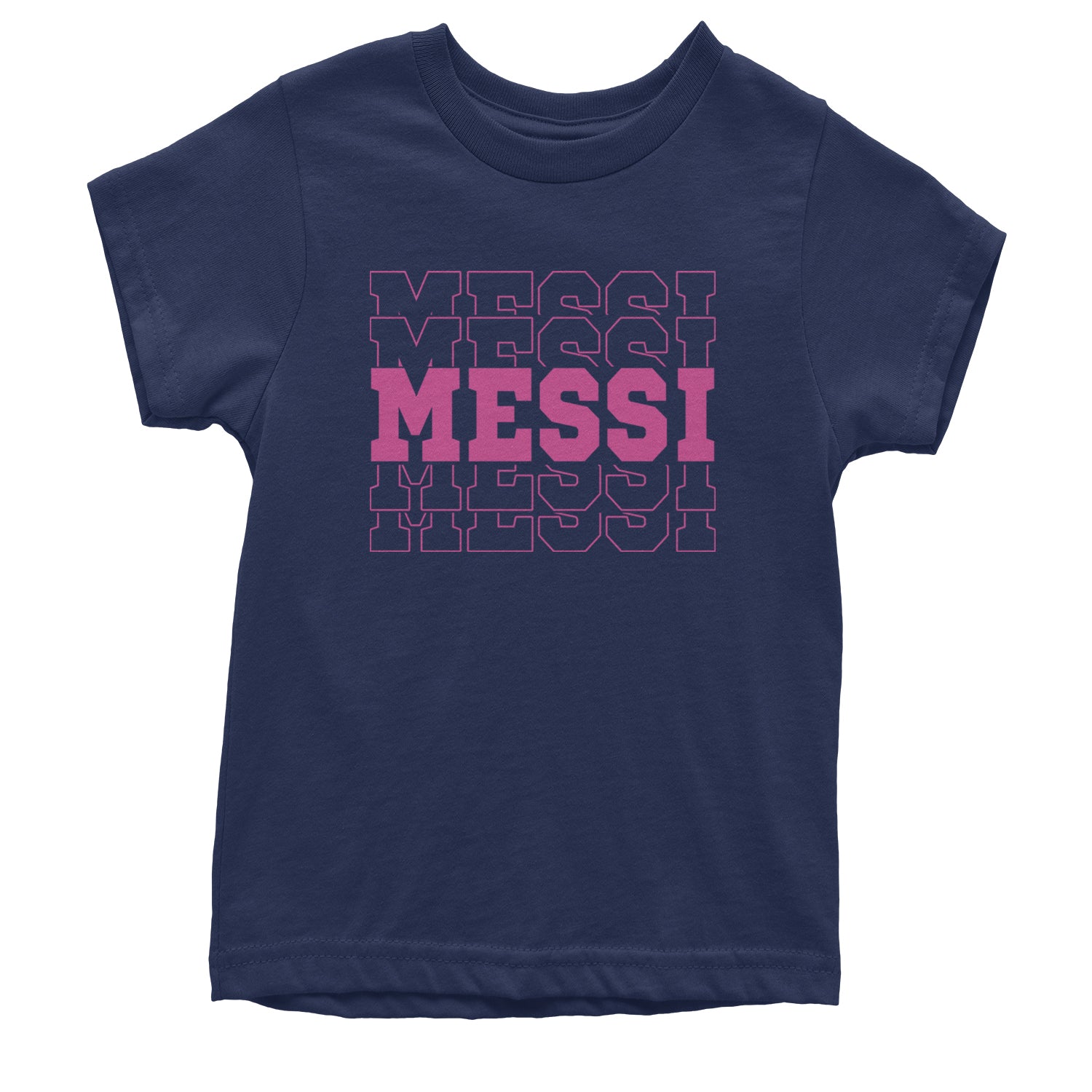 Messi Miami Futbol Youth T-shirt Navy Blue