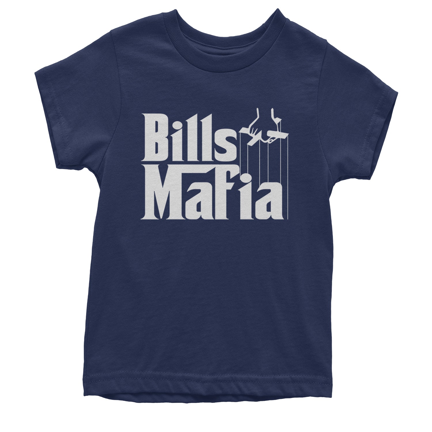 Mafia Bills Mafia Godfather Youth T-shirt Navy Blue