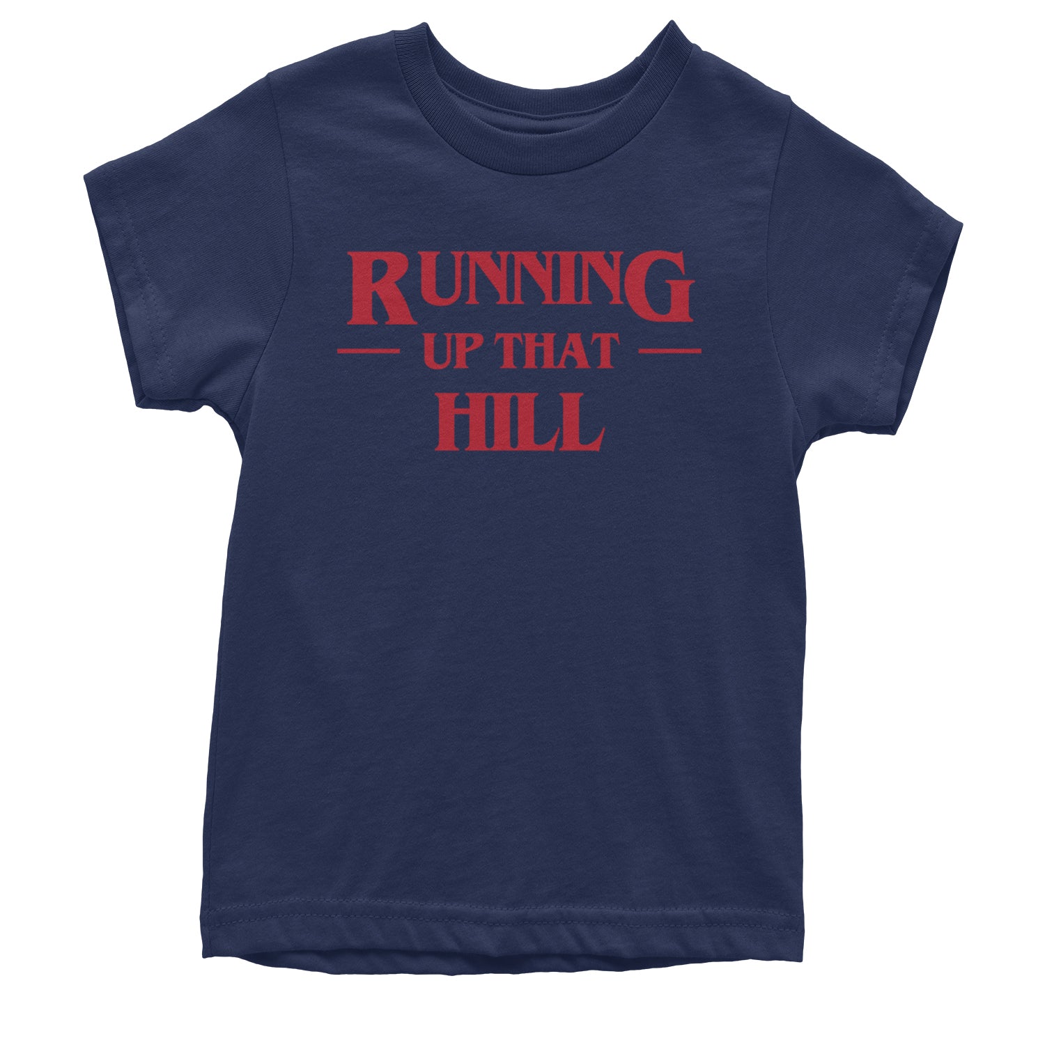 Running Up That Hill Youth T-shirt Navy Blue