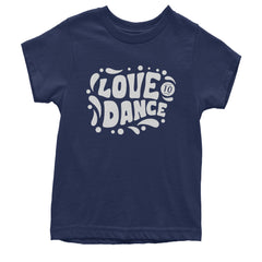 Love To Dance Youth T-shirt Navy Blue