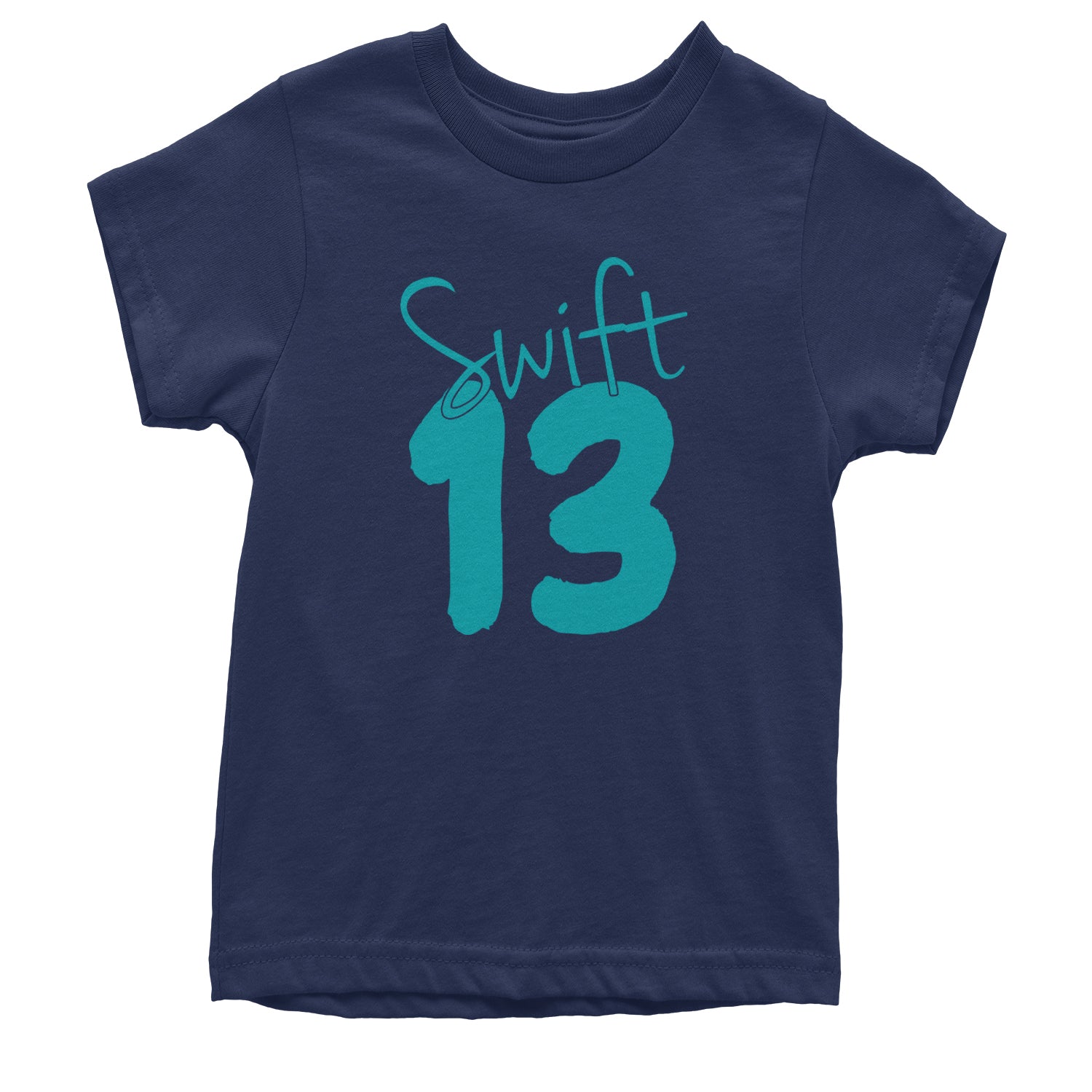 13 Swift 13 Lucky Number Era TTPD Youth T-shirt Navy Blue