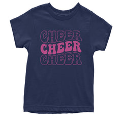 Cheer Cheer Cheer Youth T-shirt Navy Blue