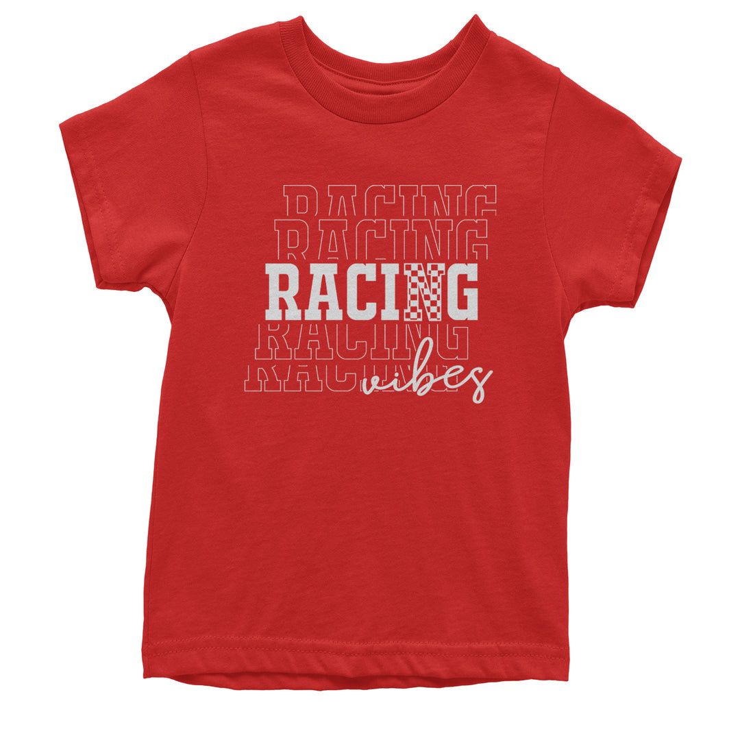 Racing Vibes Youth T-shirt Red